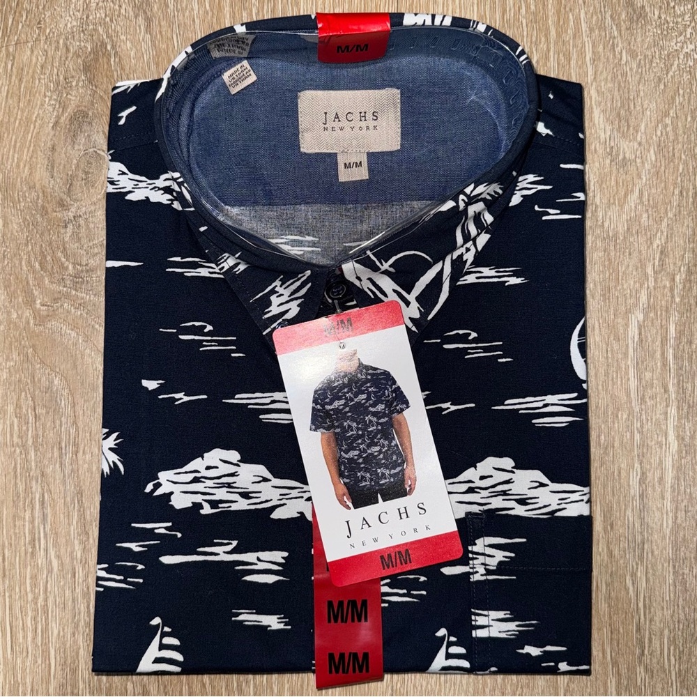 Jachs New York Men's Short Sleeve Shirt | Size M